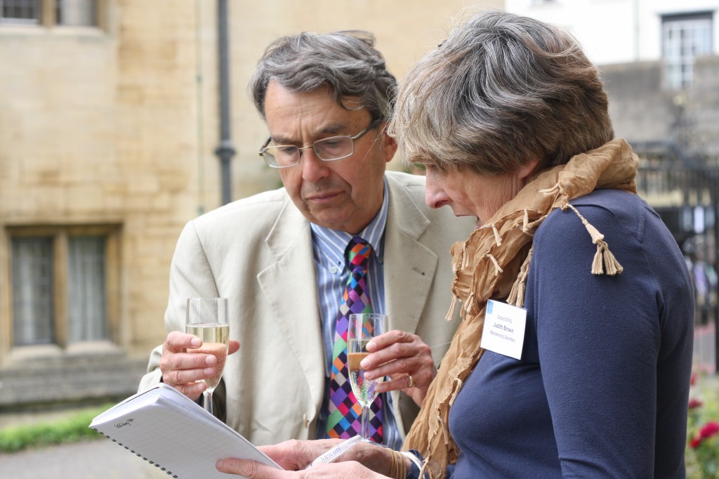 Jun12-Membership secretary Judith Brown and Treasurer Allan Taylor